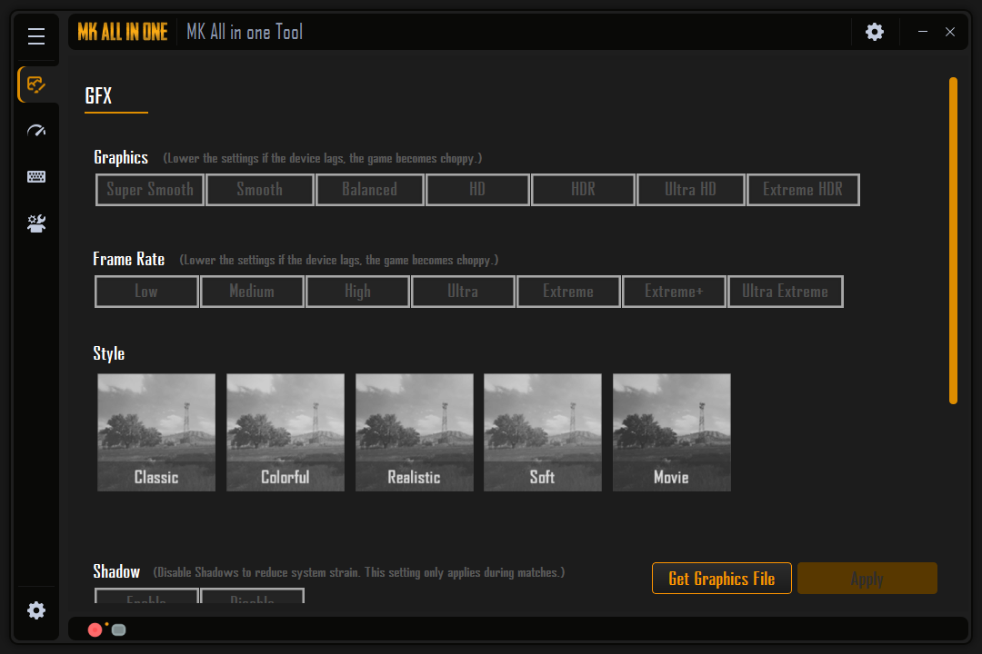 AIO file manager interface screenshot